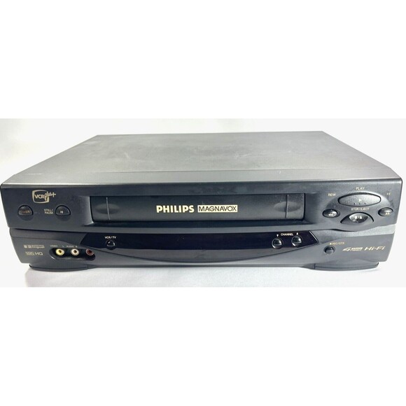 Vintage 1998 Philips Magnavox VCR Plus+ 4-Head Hi-Fi VRZ360-AT01  Tested - Picture 1 of 10